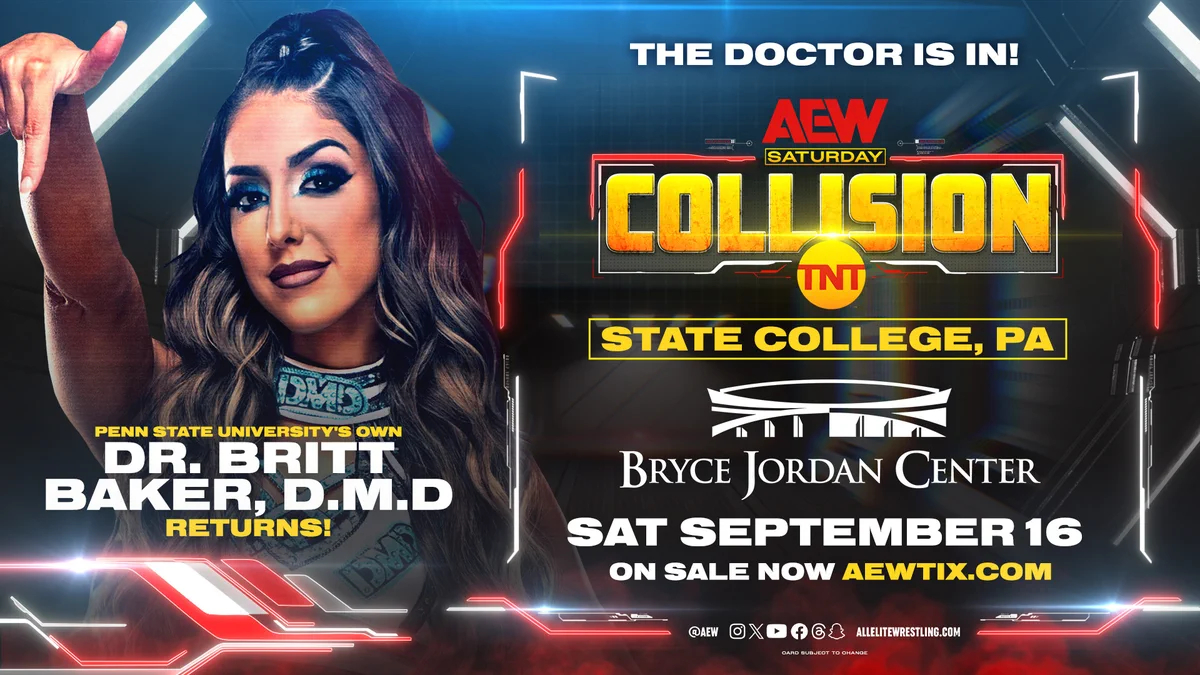 Britt Baker appearance announced for AEW Collision