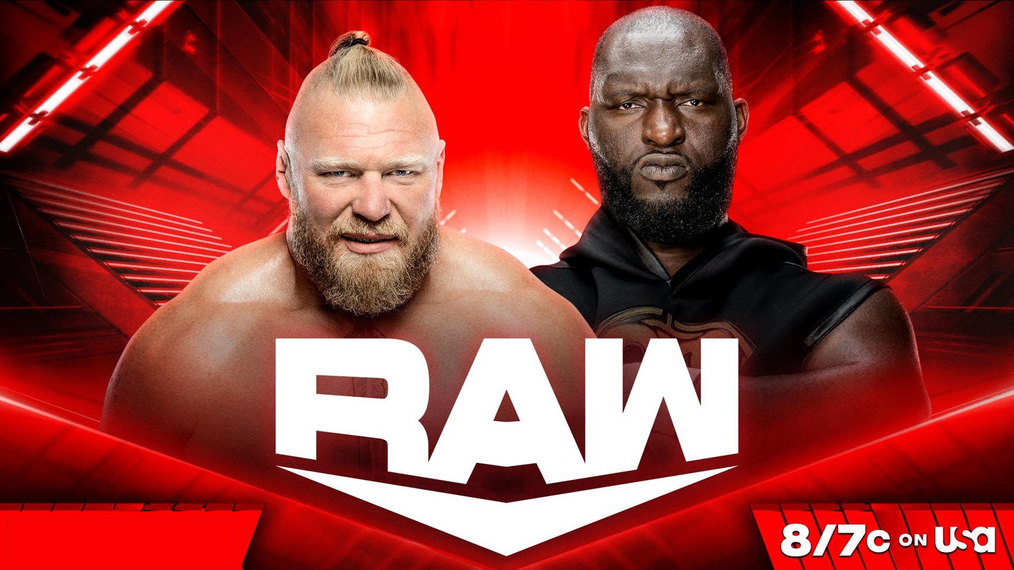 Brock Lesnar & Omos face-to-face segment added to WWE Raw