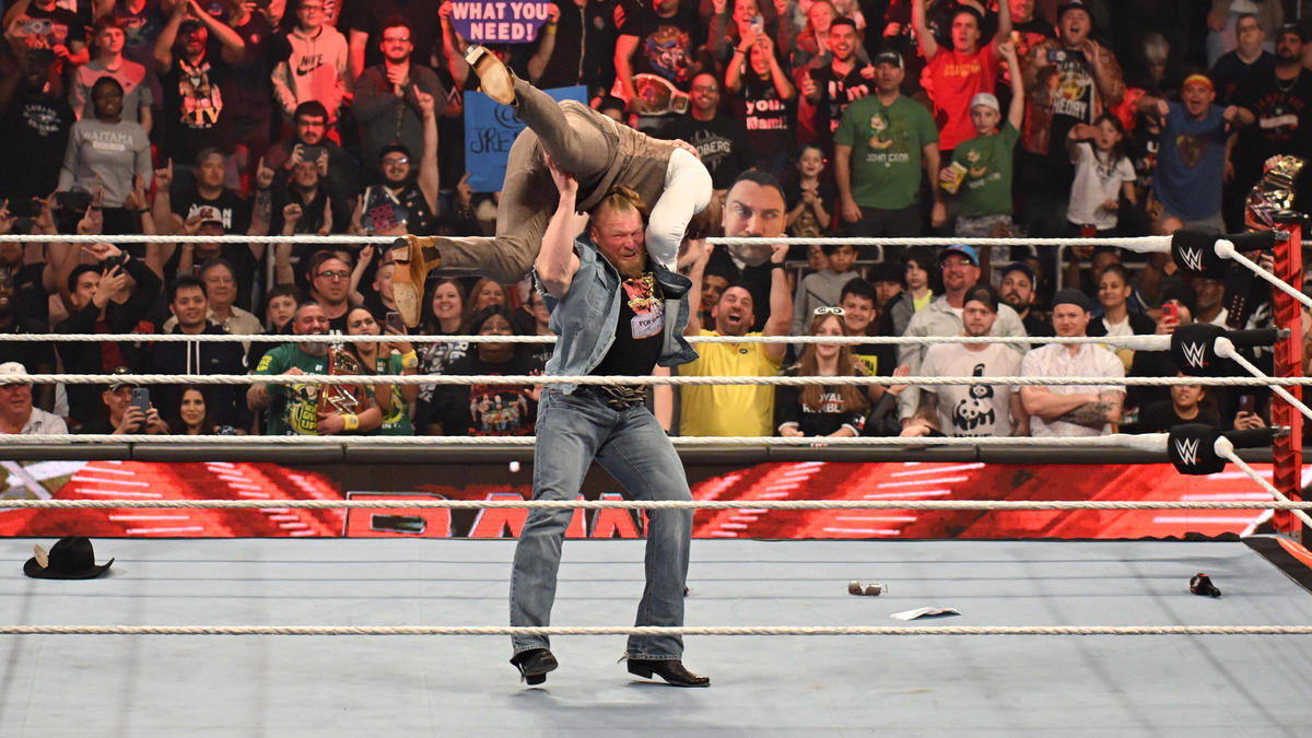 Brock Lesnar challenges Bobby Lashley for WWE Elimination Chamber