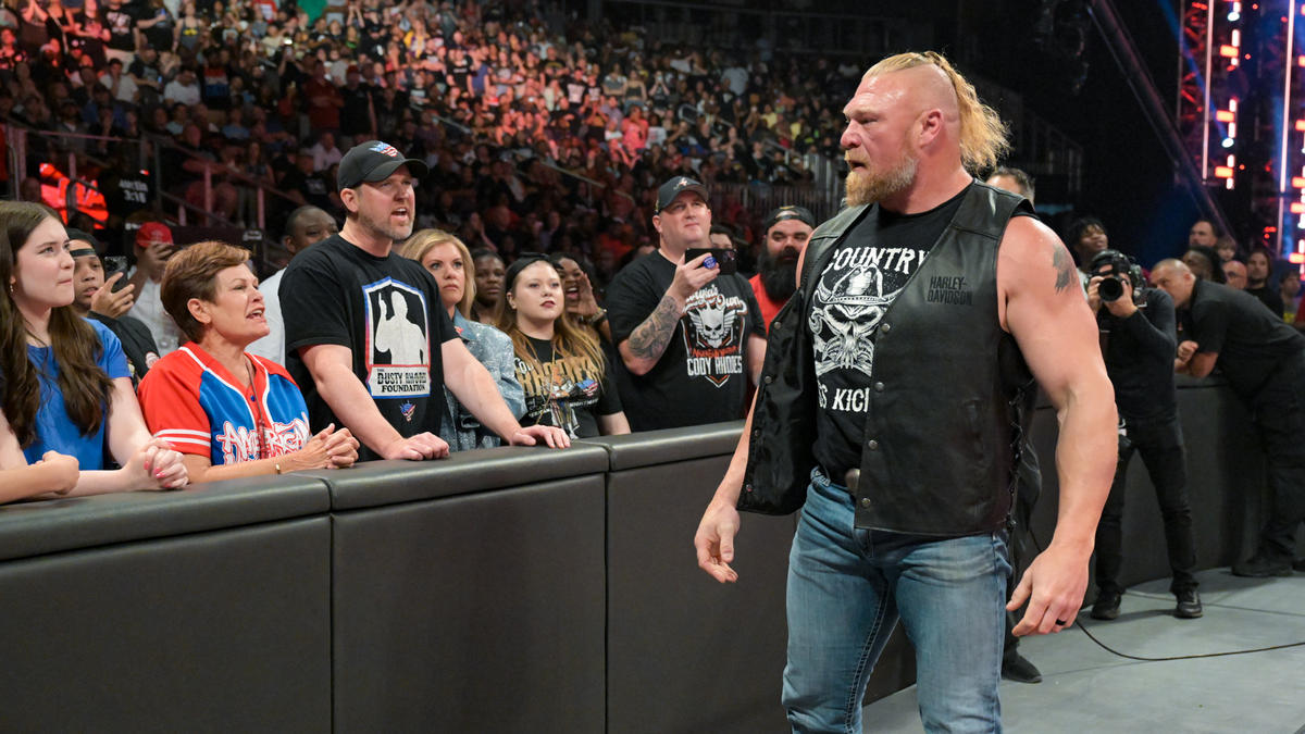 WWE Raw video highlights: Brock Lesnar attacks Cody Rhodes in front of his family