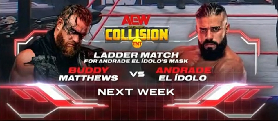 Andrade vs. Buddy Matthews ladder match set for next AEW Collision
