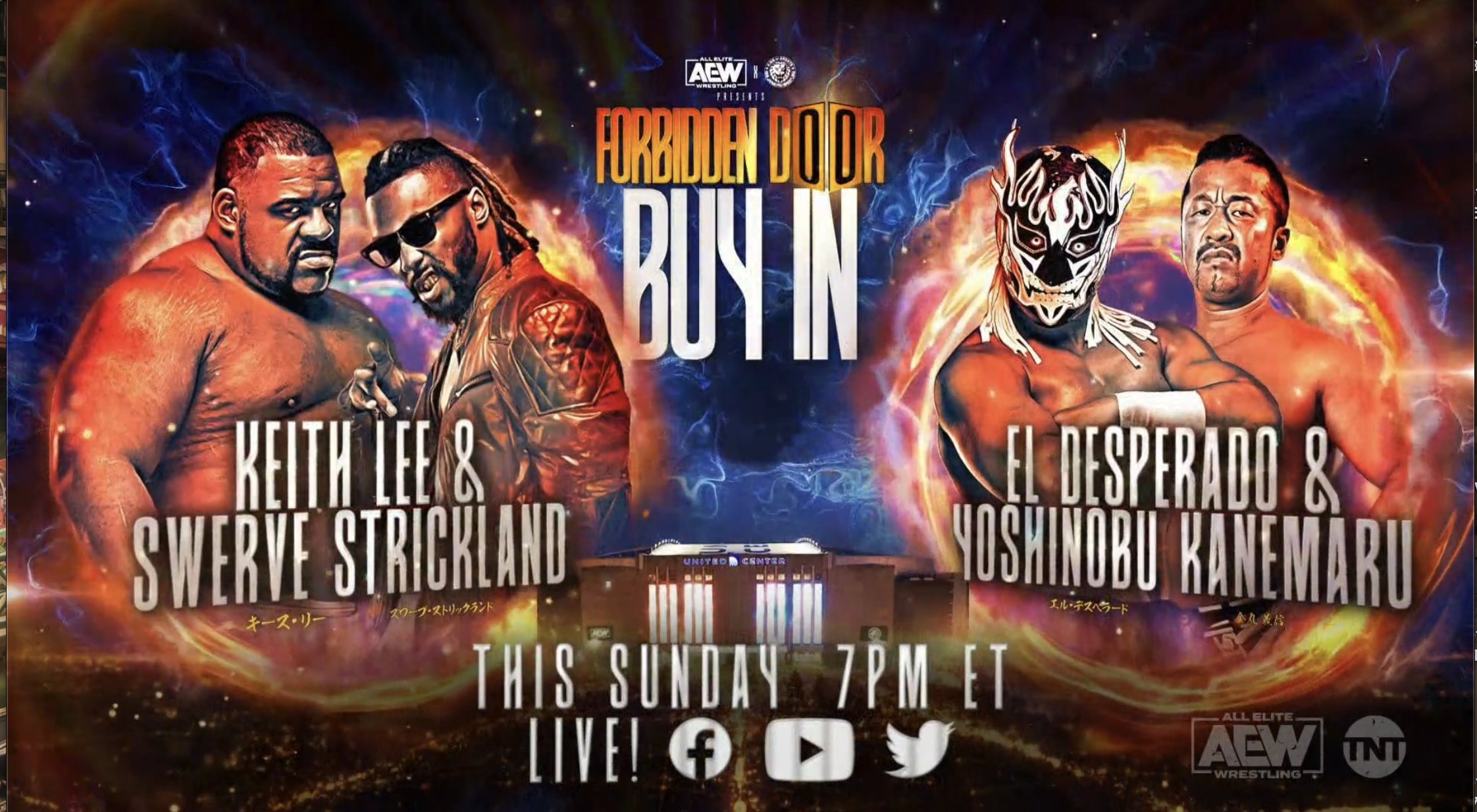 Two Buy-In matches added to AEW x NJPW Forbidden Door