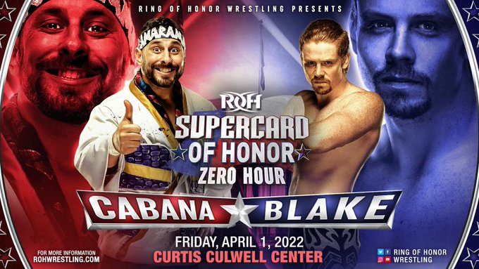 Four matches set for ROH Supercard of Honor pre-show