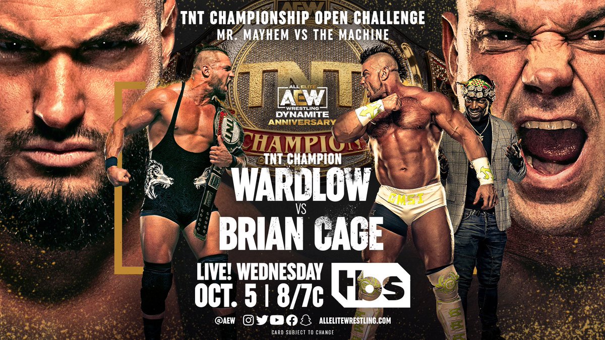 Wardlow vs. Brian Cage TNT title match set for AEW Dynamite