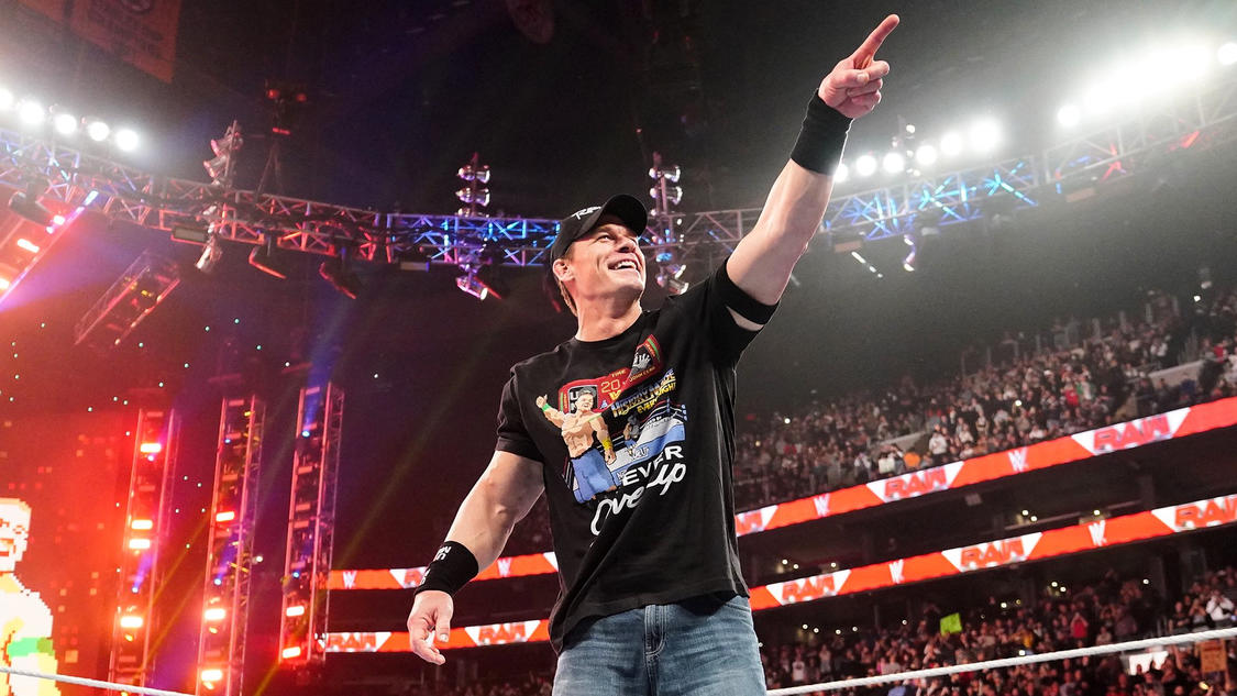 John Cena makes surprise appearance at WWE Money in the Bank