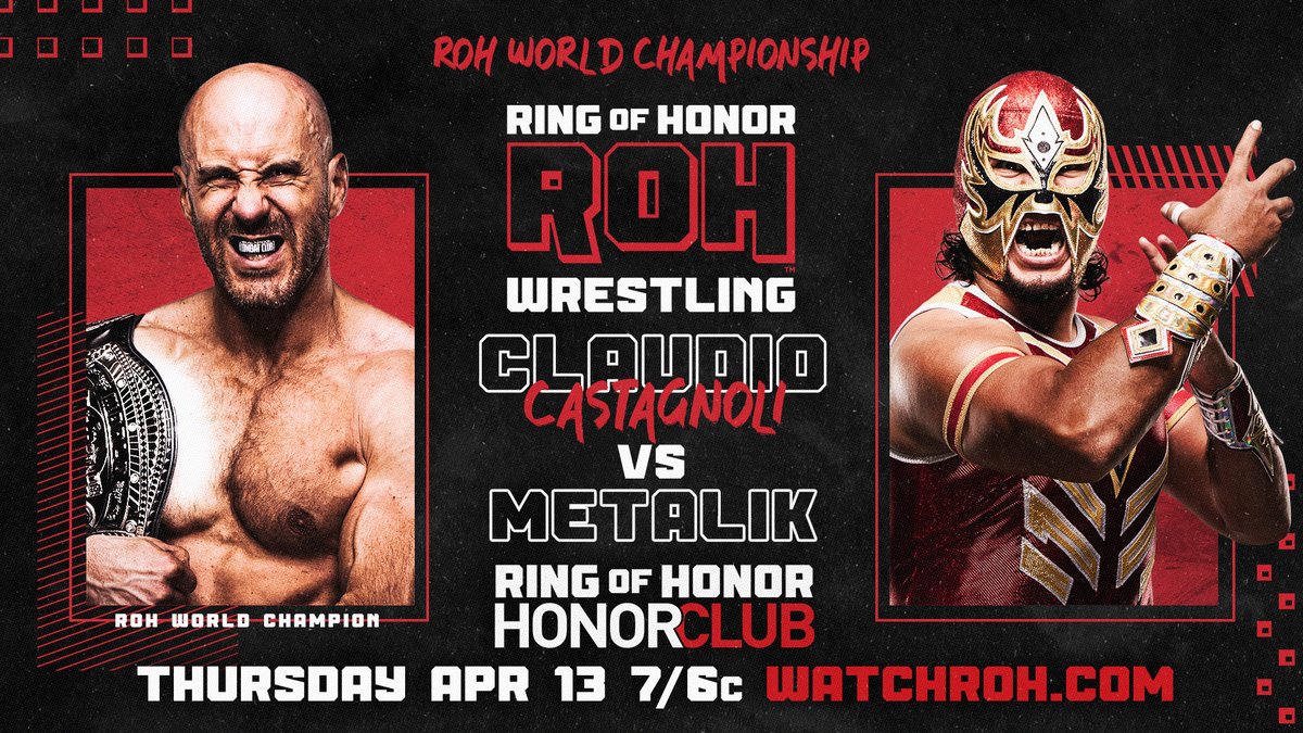 World title defense announced for ROH TV