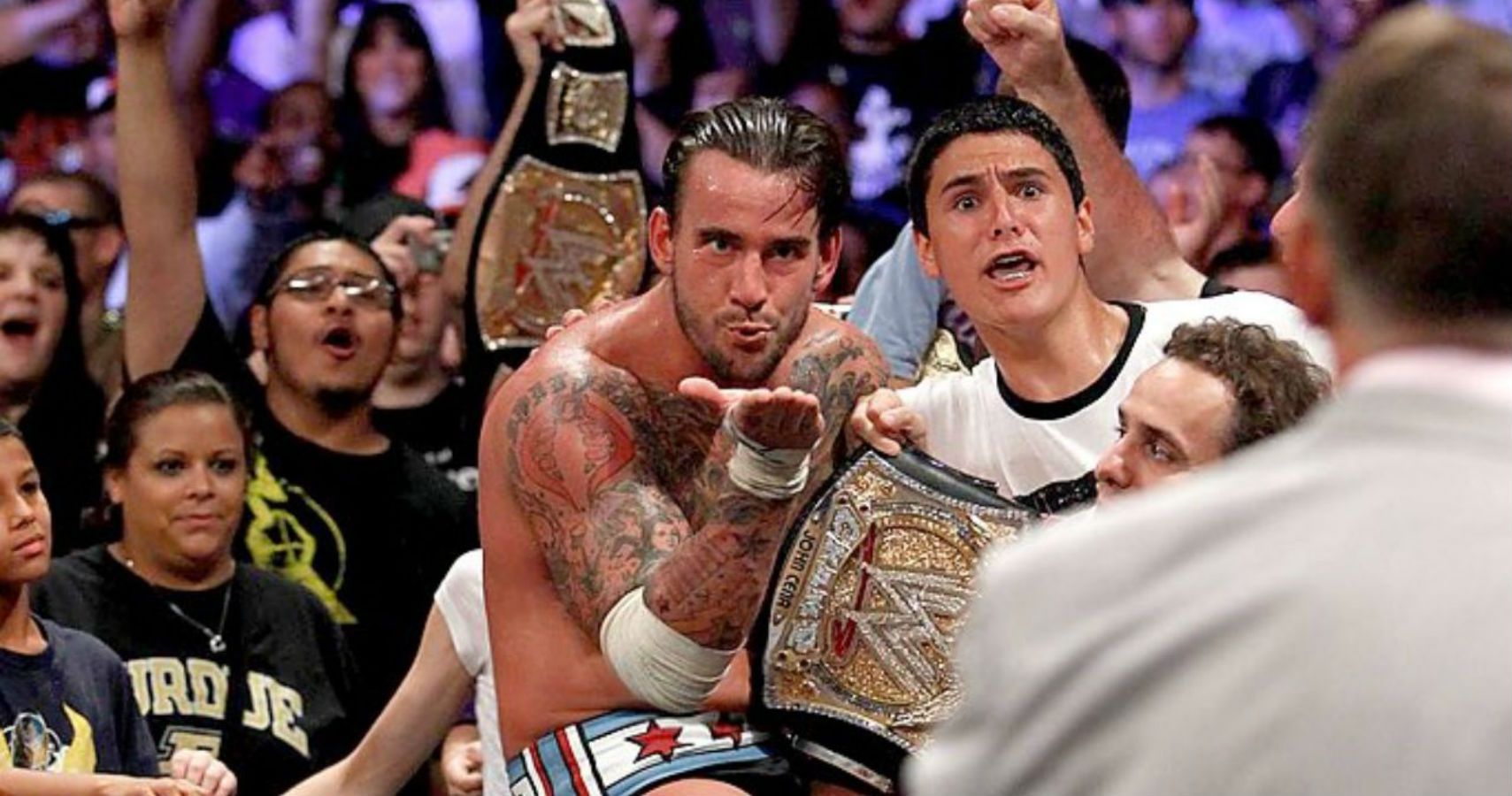 Daily Pro Wrestling History (07/17): CM Punk wins WWE World title at MITB