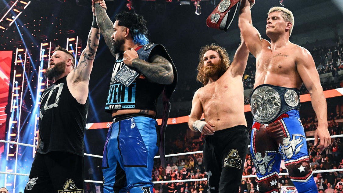 WWE Raw video highlights: Cody Rhodes & Jey Uso’s first title defense