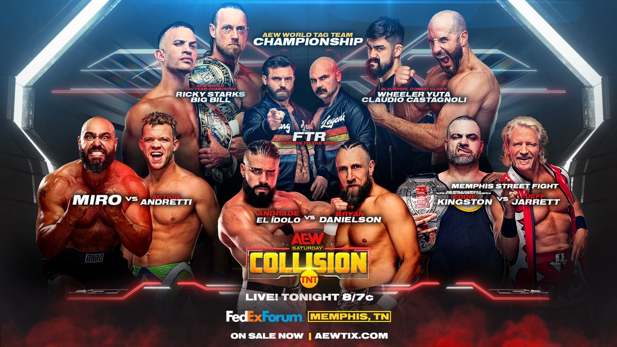 AEW Collision live results: Bryan Danielson vs. Andrade El Idolo