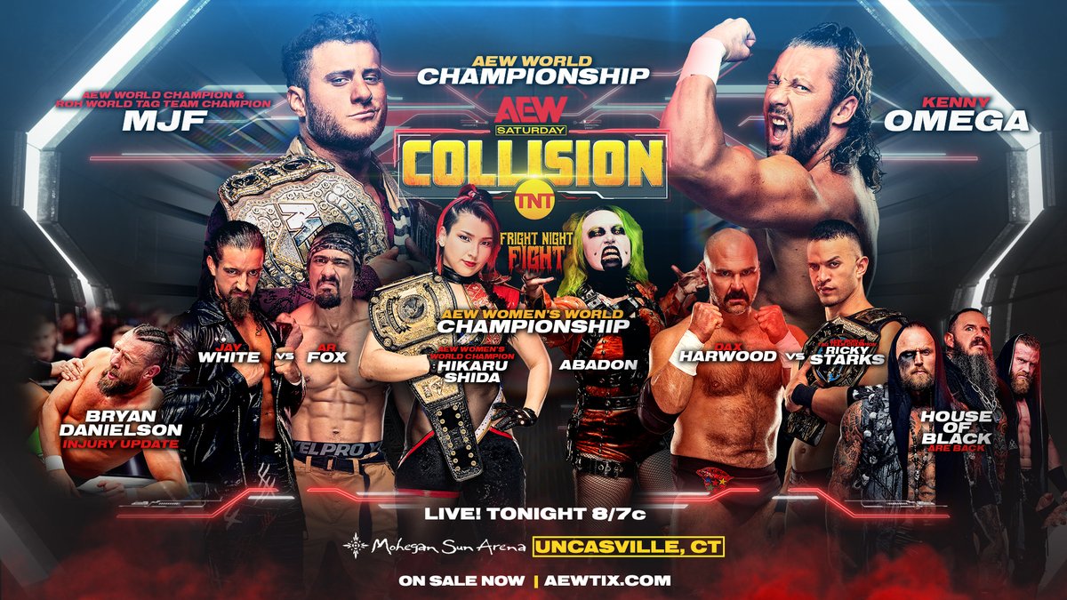 AEW Collision live results: MJF vs. Kenny Omega World title match