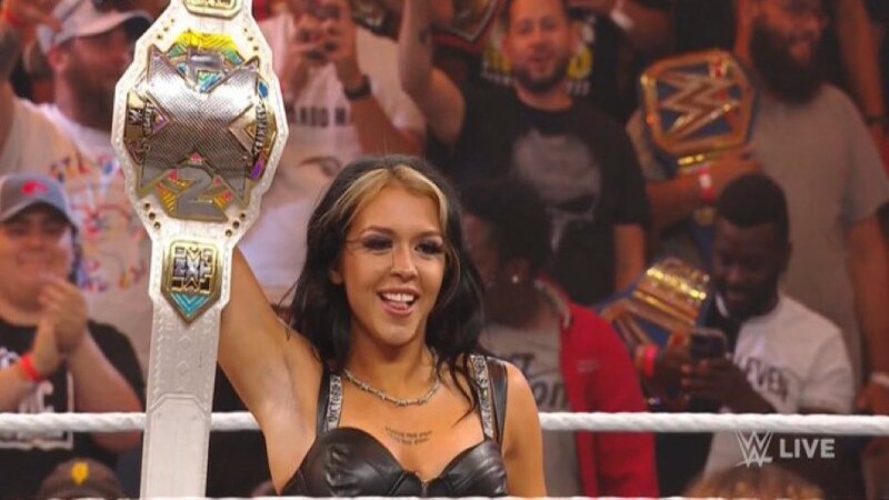 Cora Jade & Roxanne Perez win NXT Women’s tag titles at Great American Bash