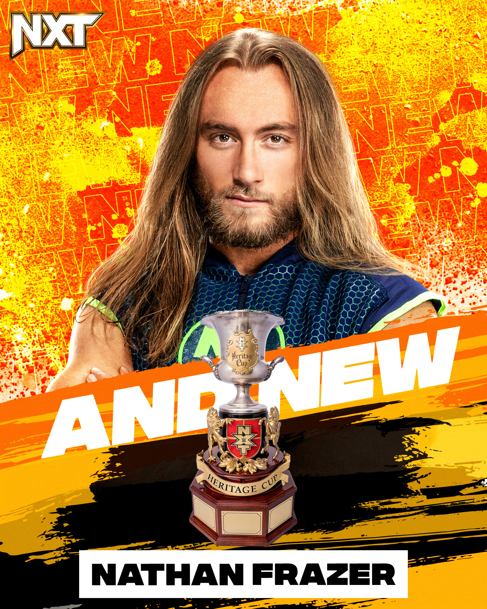 Nathan Frazer wins Heritage Cup trophy on WWE NXT