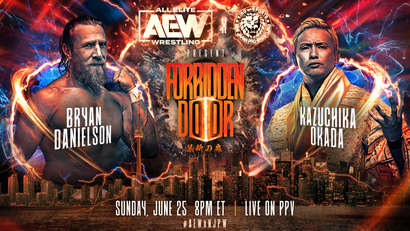 Danielson vs. Okada, Omega vs. Ospreay set for NJPW x AEW Forbidden Door