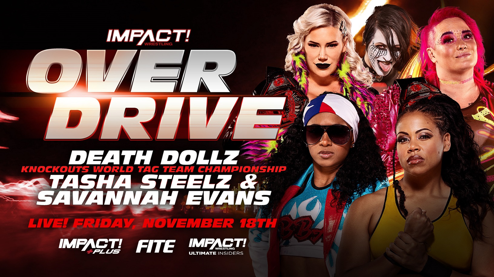 Knockouts Tag Team title match set for Impact Over Drive