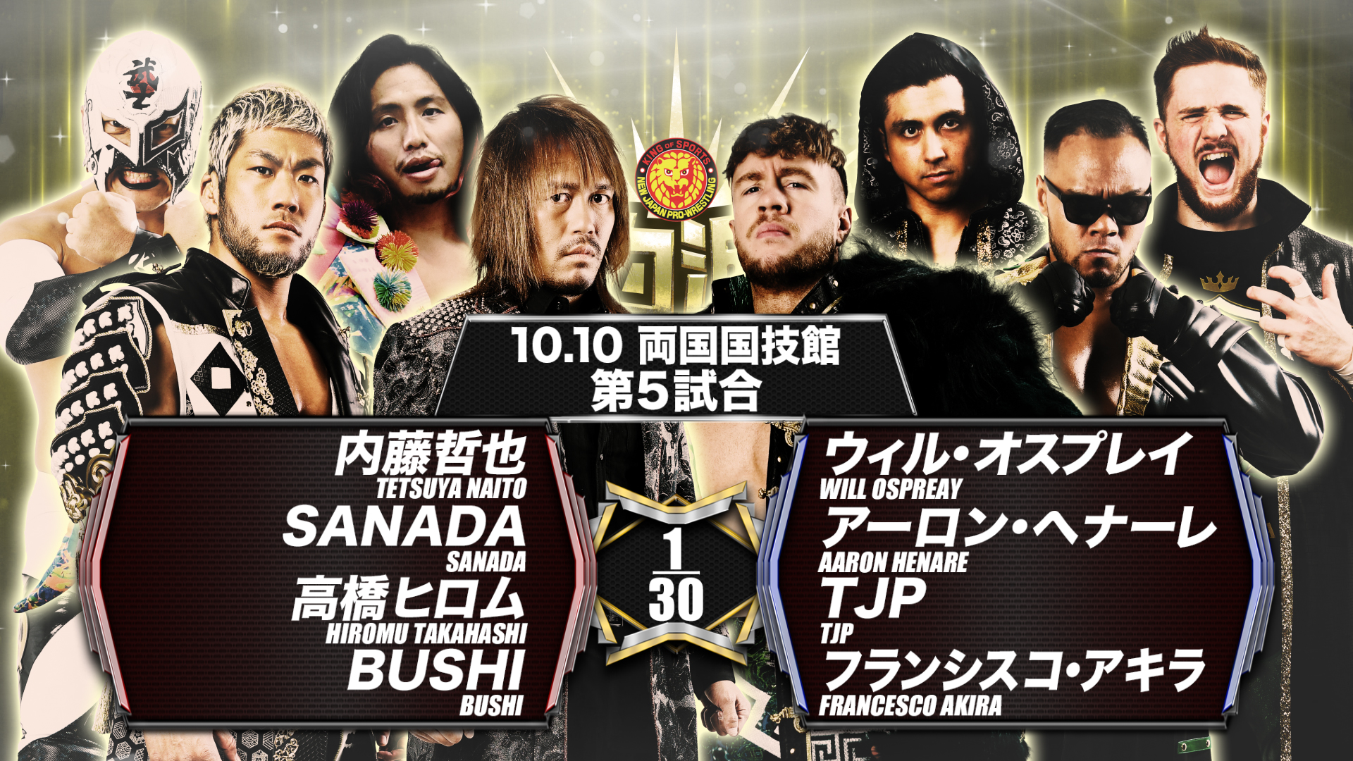 Full card revealed for NJPW Declaration of Power