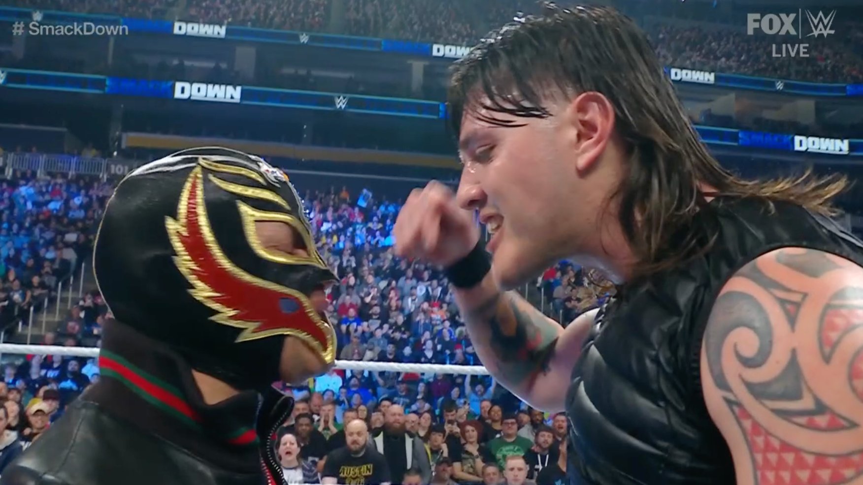 VIDEO: Rhea Ripley & Dominik confront Rey Mysterio in WWE Christmas Eve angle