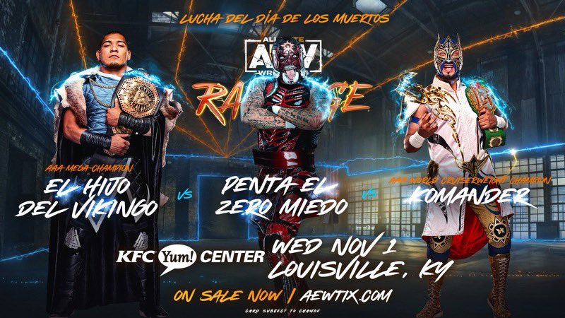 Lucha del Dia de los Muertos match added to AEW Rampage