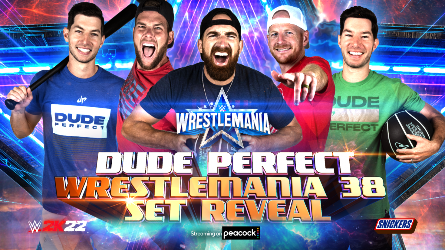 Dude Perfect to reveal WWE WrestleMania 38 set