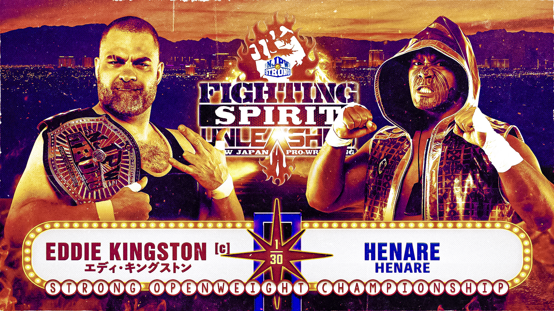 Eddie Kingston title defense booked for NJPW Fighting Spirit Unleashed