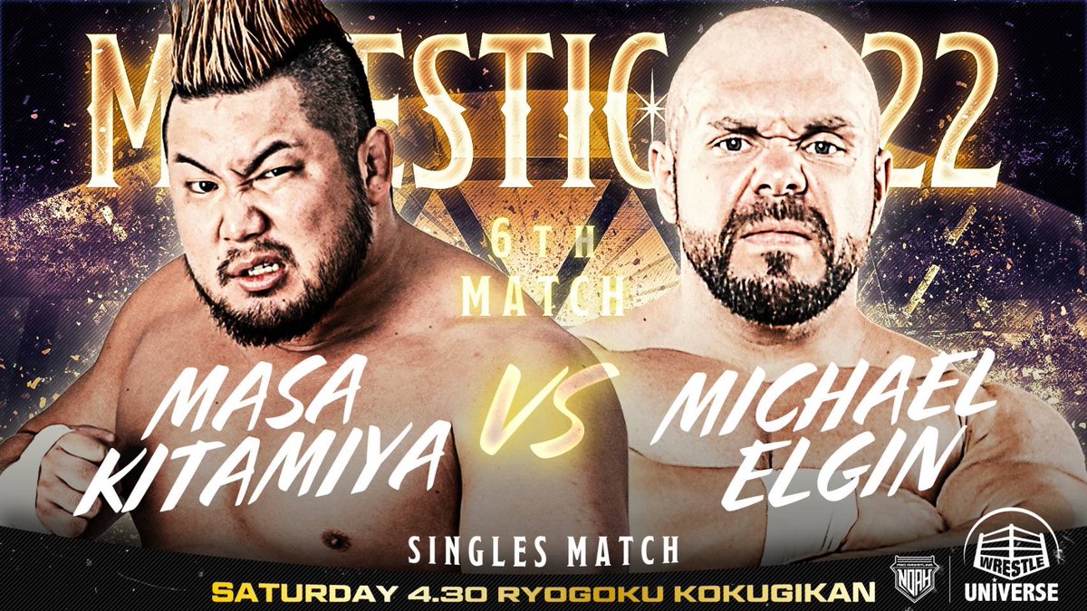 Michael Elgin returning to Pro Wrestling NOAH