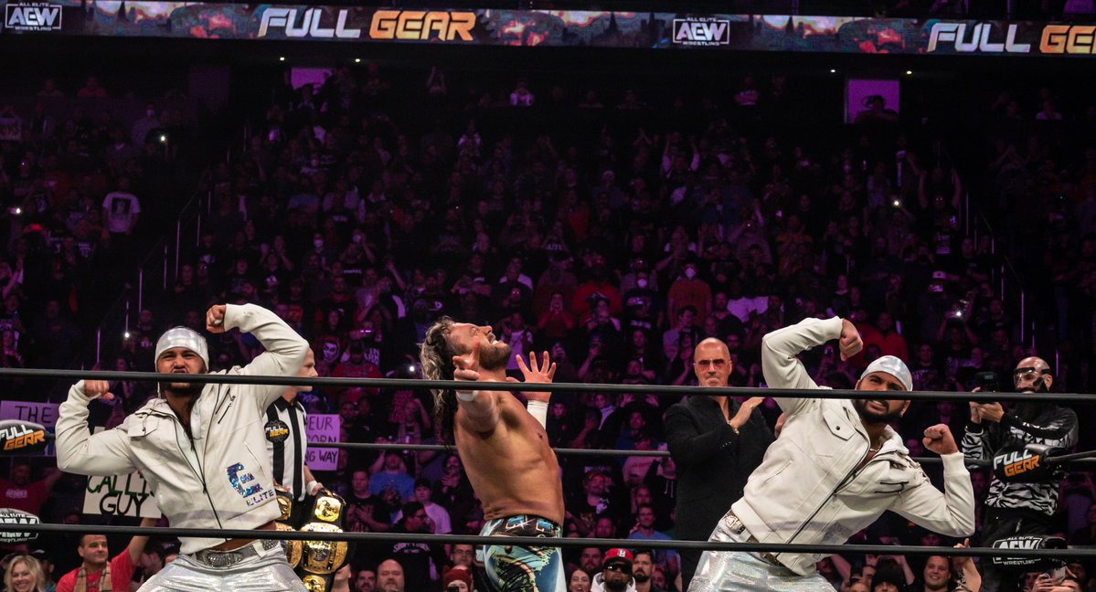 The Elite return at AEW Full Gear, lose Trios title match