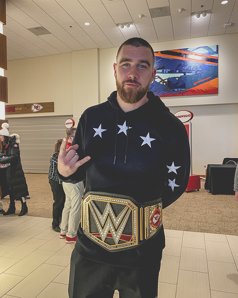 NFL star Travis Kelce says he’s talked with The Miz about potential WWE role