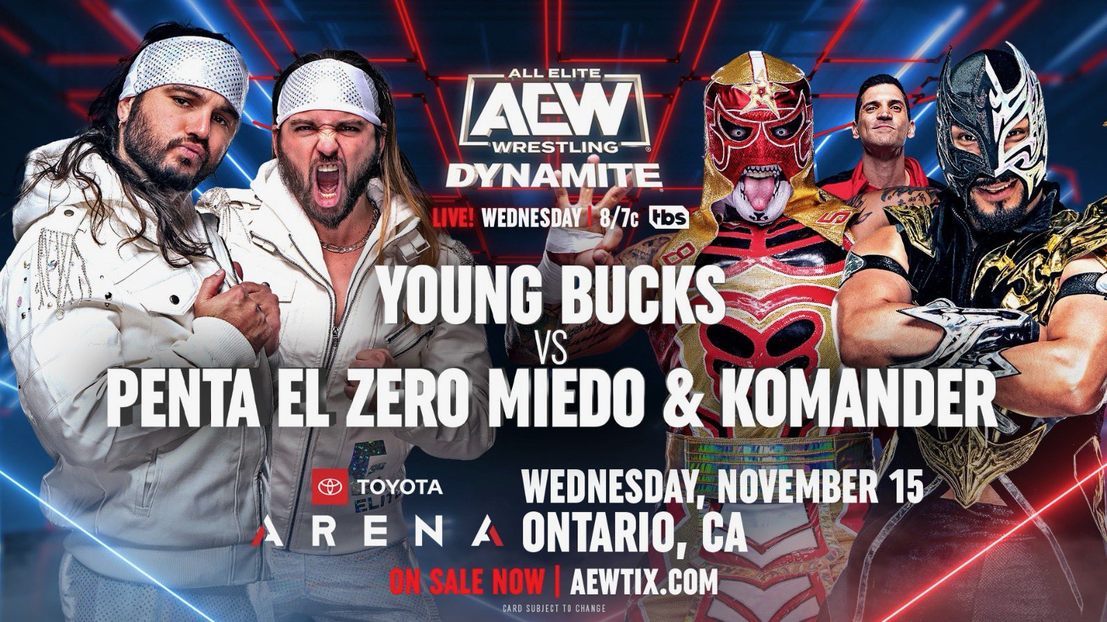 Young Bucks vs. Penta El Zero Miedo & Komander set for AEW Dynamite