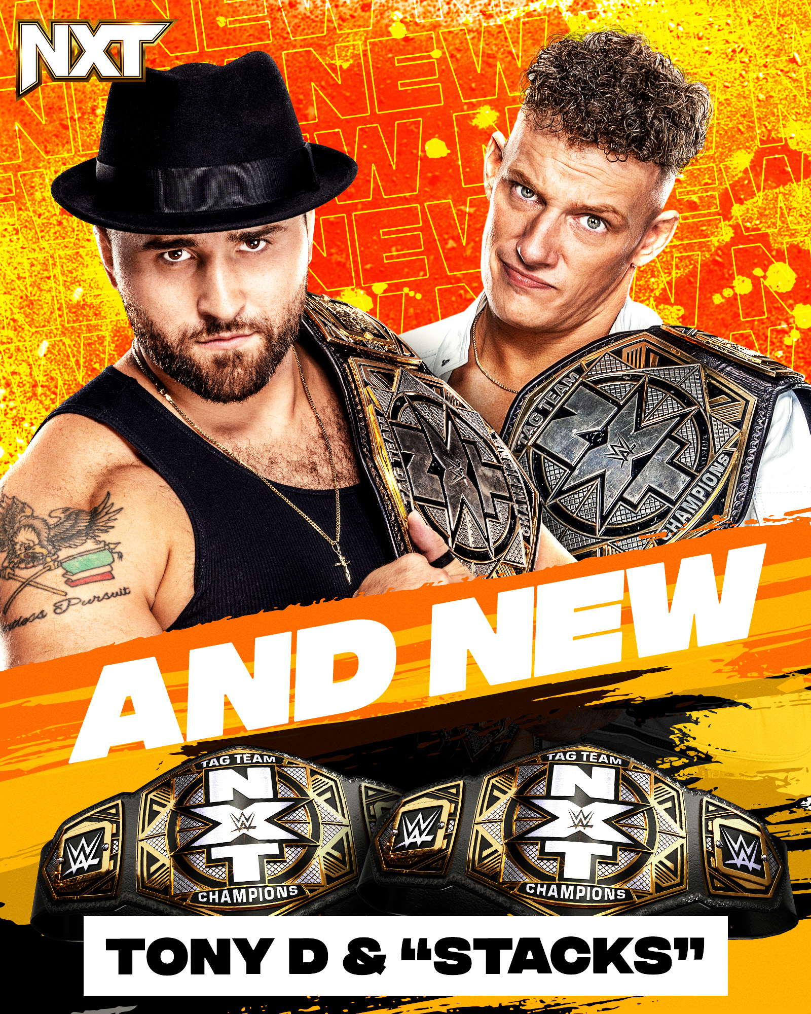 Tony D’Angelo & Stacks regain Tag Team titles on WWE NXT