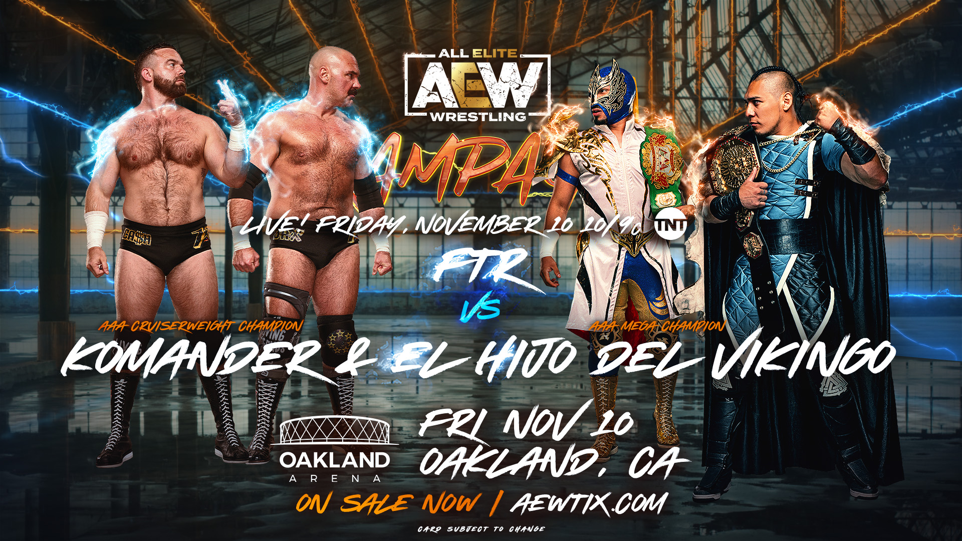AEW Rampage live results: FTR vs. El Hijo del Vikingo & Komander