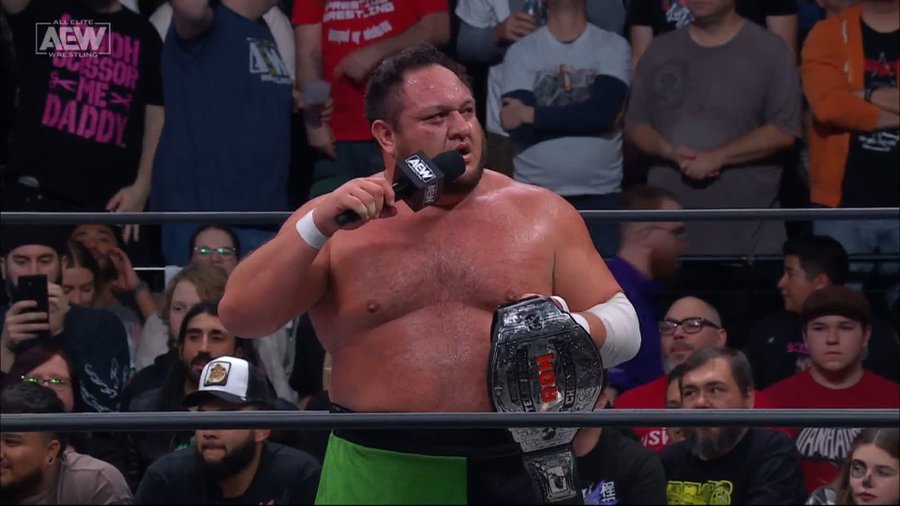 Samoa Joe vacates ROH Television title on AEW Dynamite