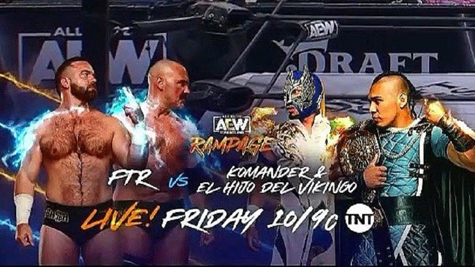 FTR vs. El Hijo del Vikingo & Komander announced for AEW Rampage