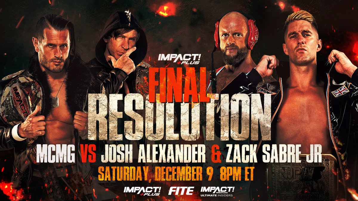Zack Sabre Jr. debut announced for Impact Final Resolution