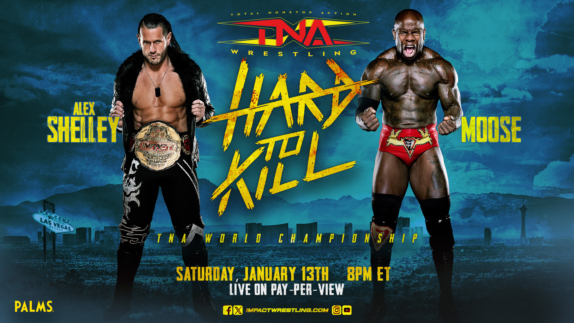 World title match official for TNA Hard to Kill 2024