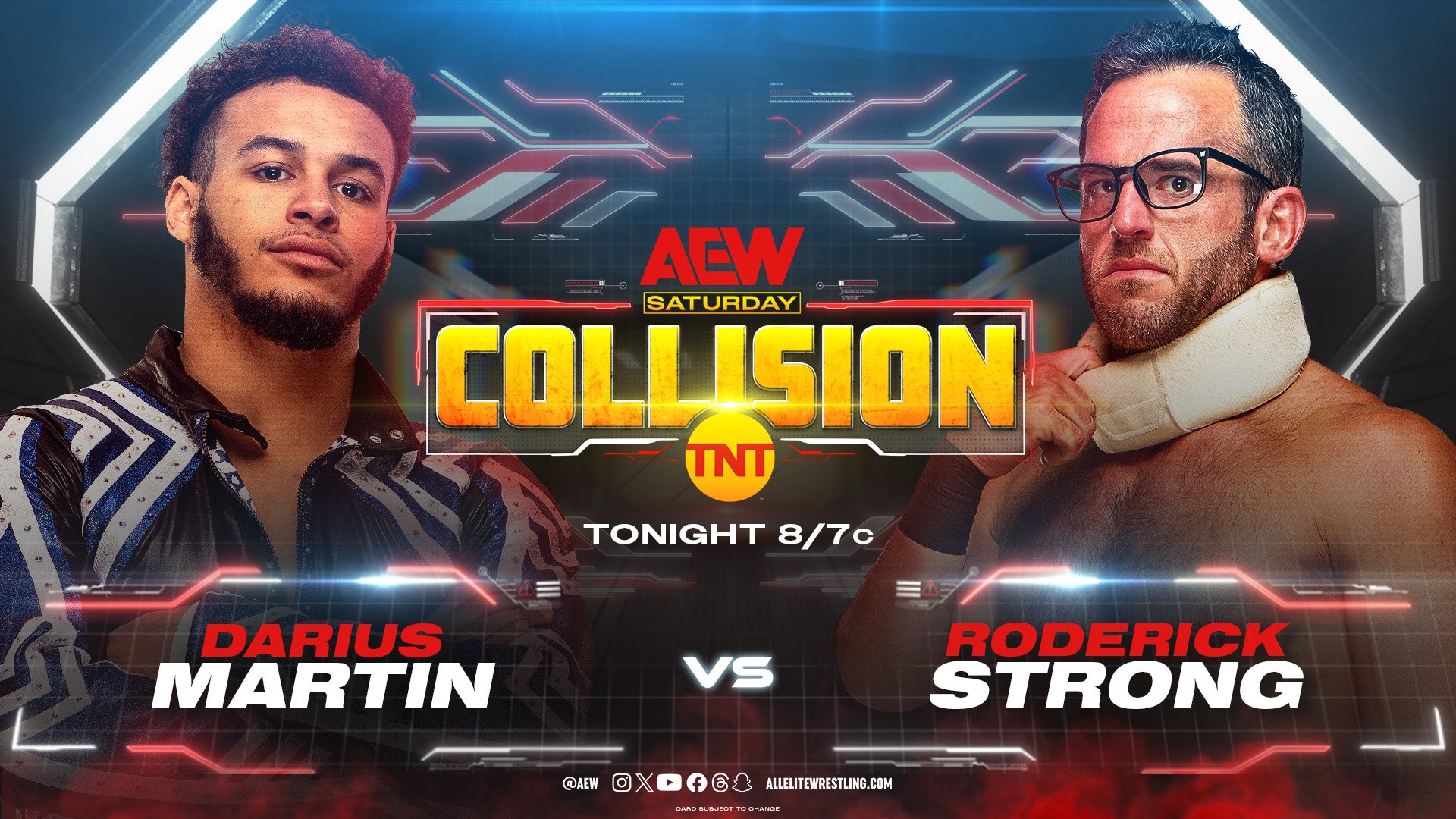 Roderick Strong, Nick Wayne singles matches set for AEW Collision