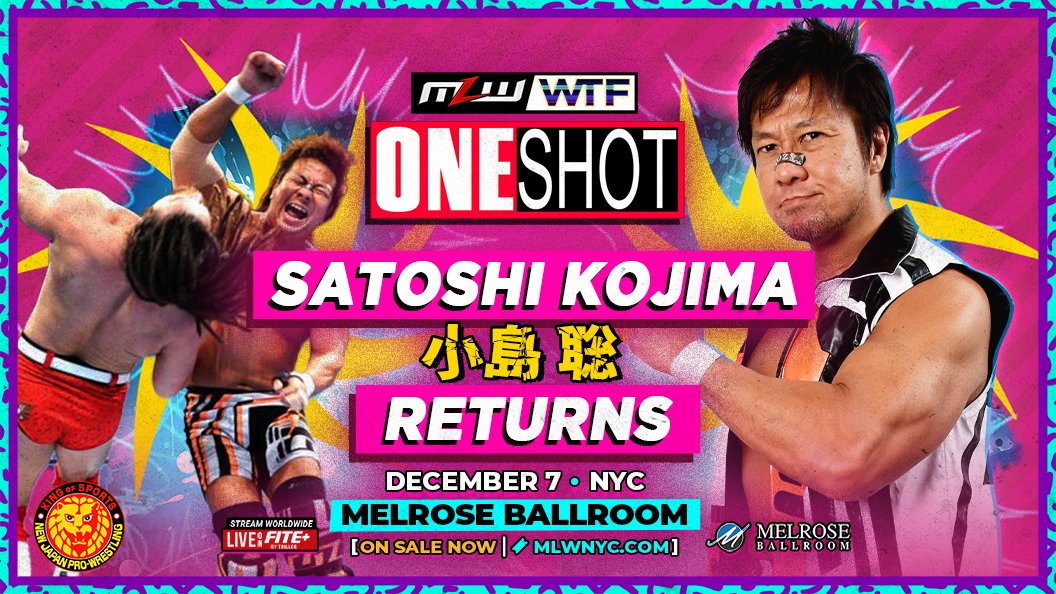 Satoshi Kojima announced for MLW One Shot