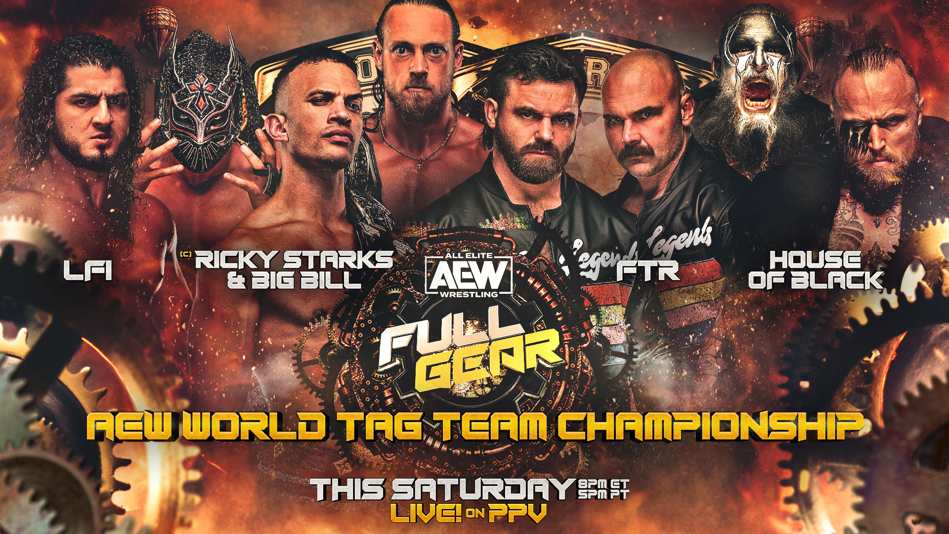 Tag Team & TBS title matches set for AEW Full Gear