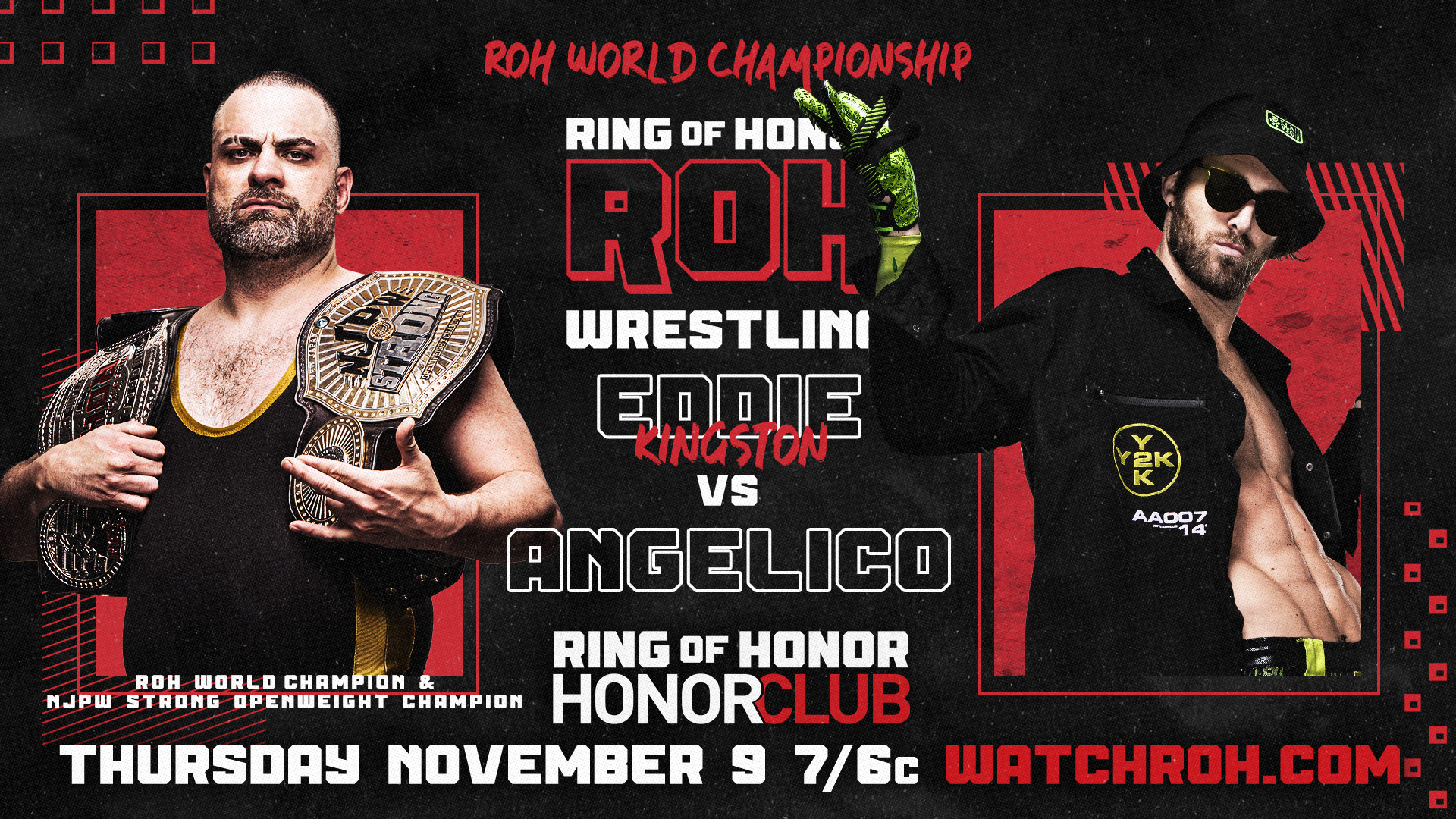 Ring of Honor TV live results: Eddie Kingston vs. Angelico