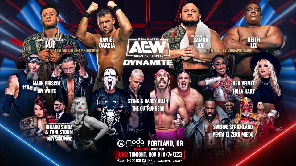 AEW Dynamite live results: MJF vs. Daniel Garcia World title match