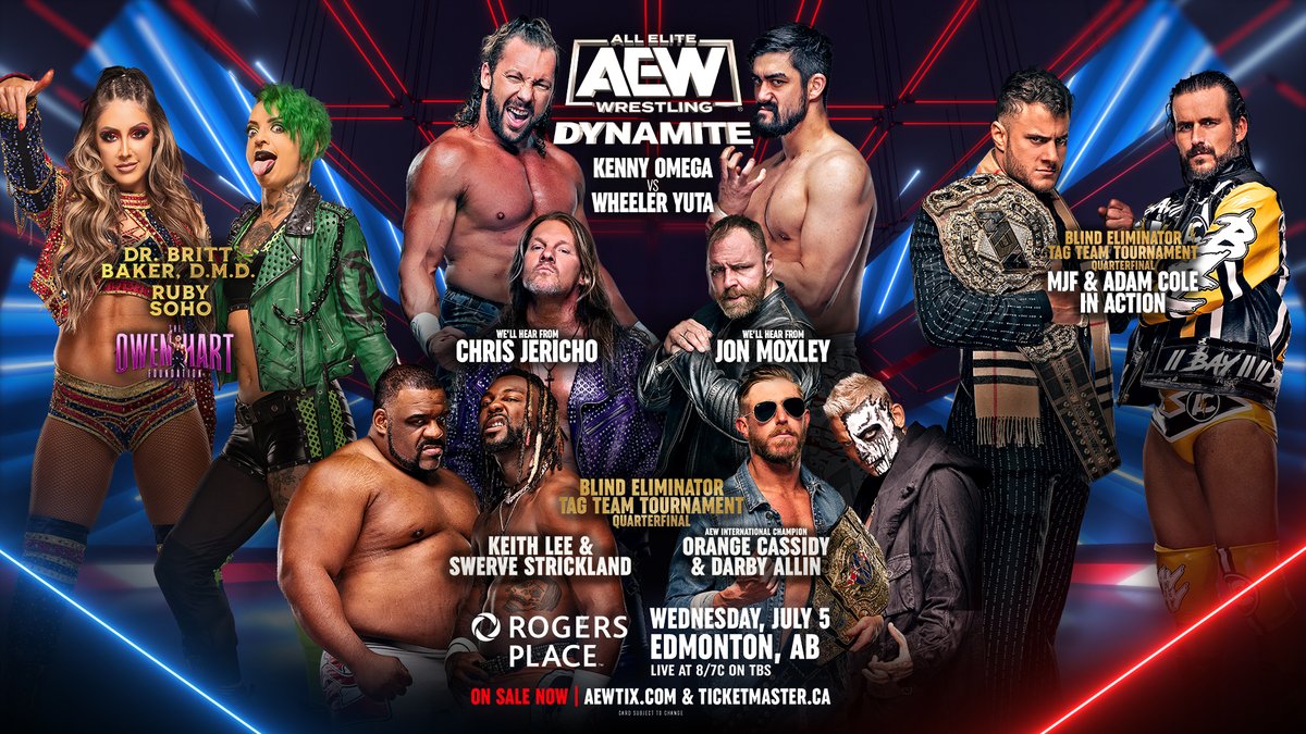 AEW Dynamite live results: Kenny Omega vs. Wheeler Yuta