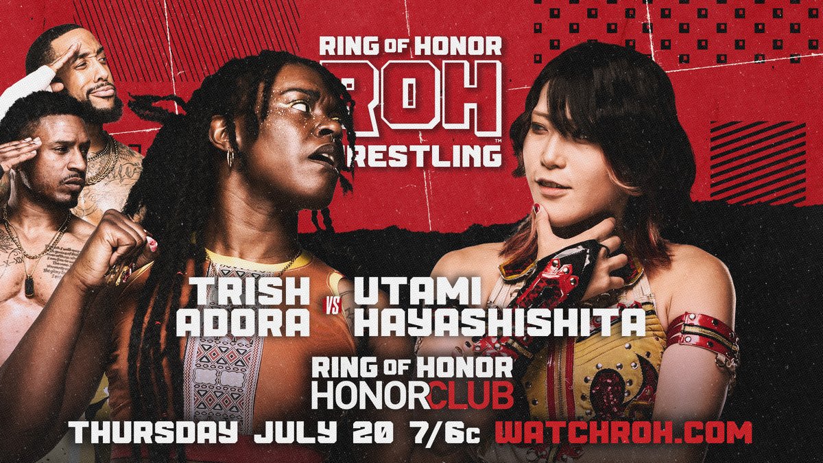 Utami Hayashishita debut, TV title eliminator set for ROH TV lineup