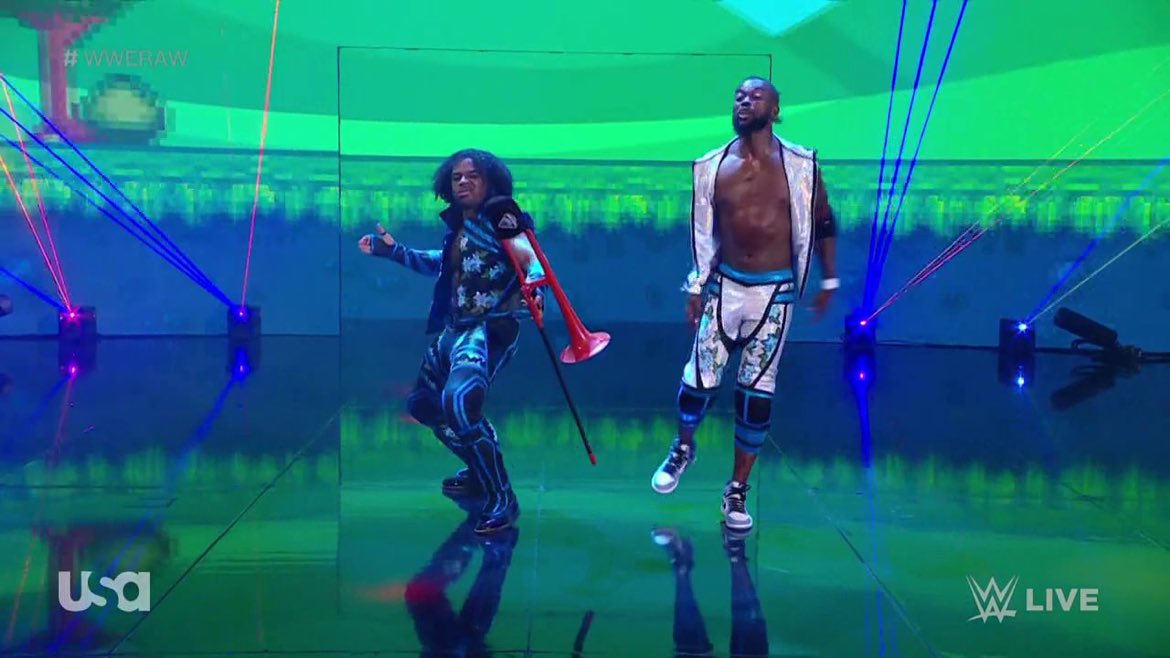 The New Day return to action on WWE Raw
