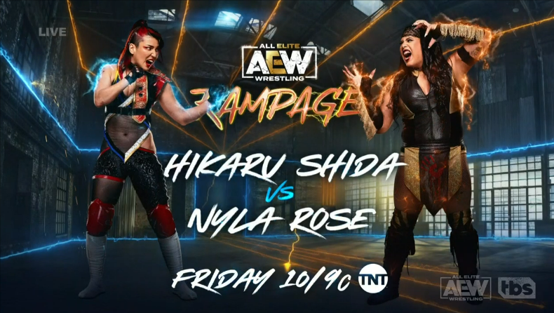 AEW Rampage spoilers from Albany: Hikaru Shida vs. Nyla Rose