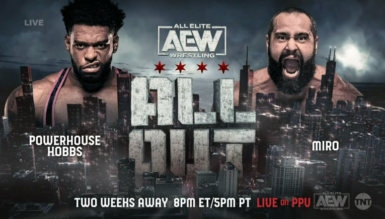 Miro vs. Powerhouse Hobbs set for AEW All Out