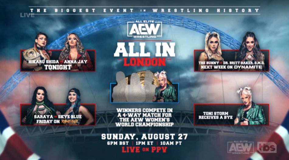 AEW announces tournament, winners to wrestle for Women’s title at All In