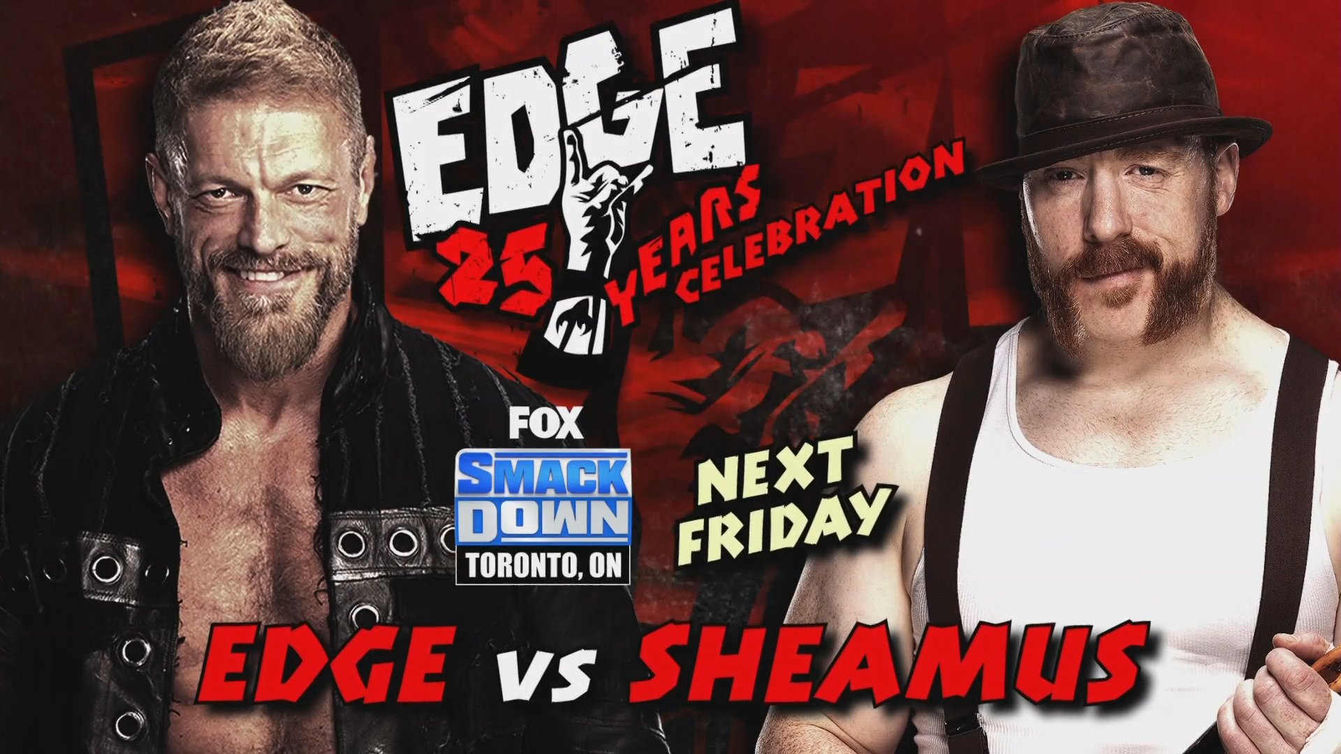 Edge vs. Sheamus set for next week’s WWE SmackDown