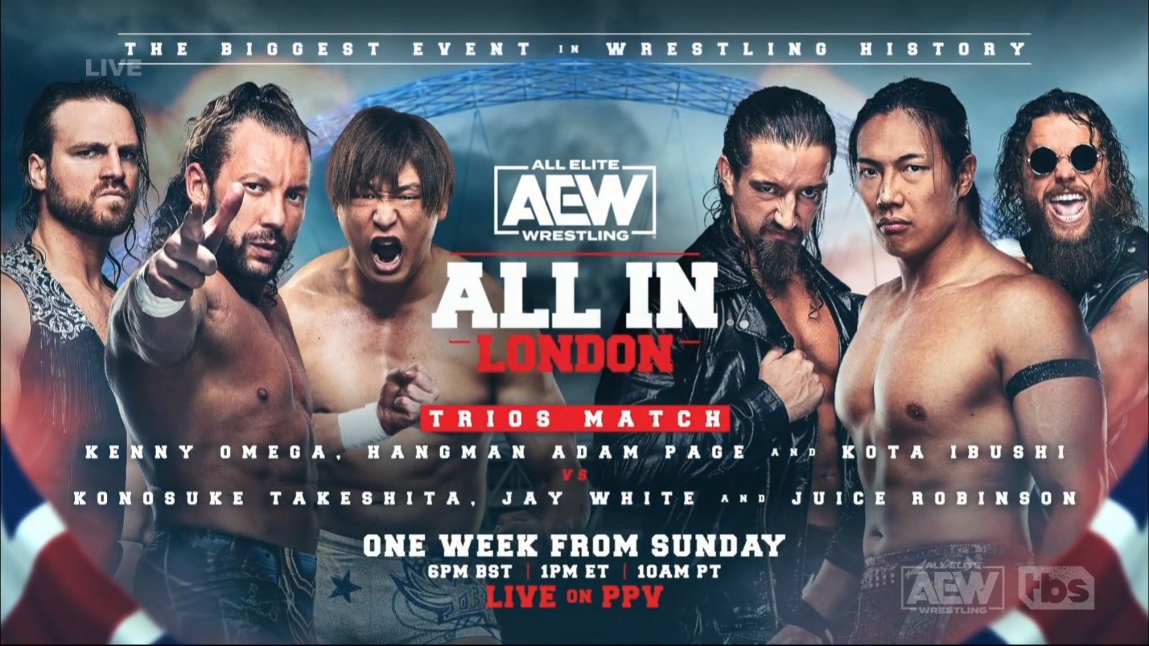 Kenny Omega trios match added to AEW All In