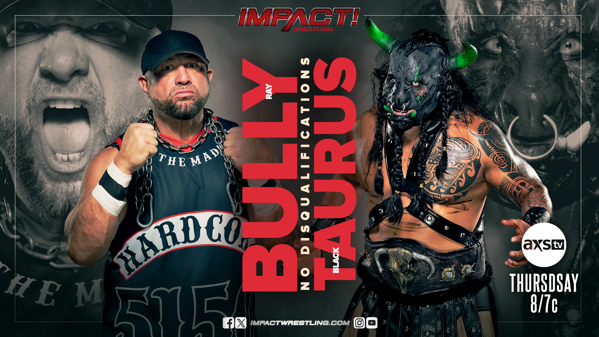 Bully Ray vs. Black Taurus no DQ match added to Impact Wrestling