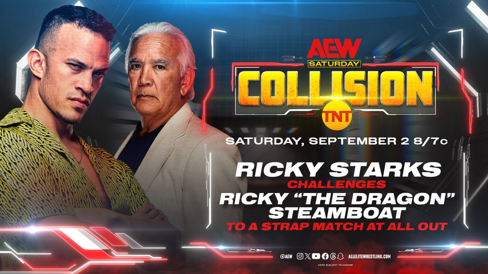 Ricky Starks to challenge Ricky Steamboat for All Out on AEW Collision