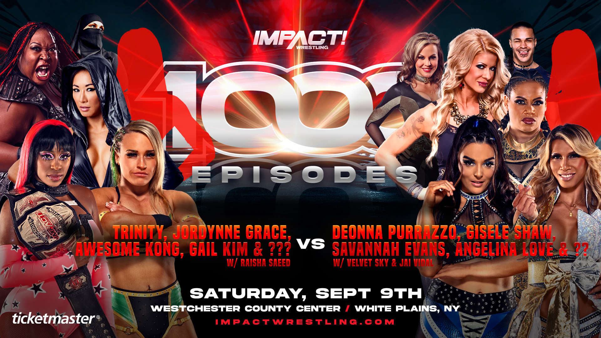 All star 10-woman tag team match announced for Impact 1000