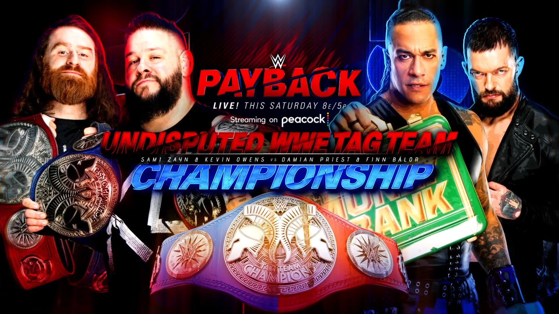 Undisputed Tag Team title match set for WWE Payback
